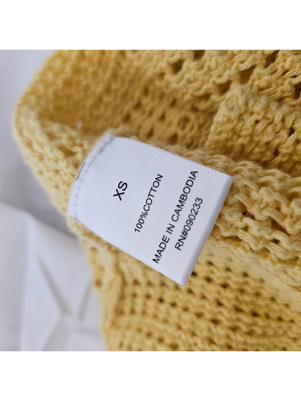 Yellow Cotton Crochet Tube Top, Pacsun - Picture 4 of 5
